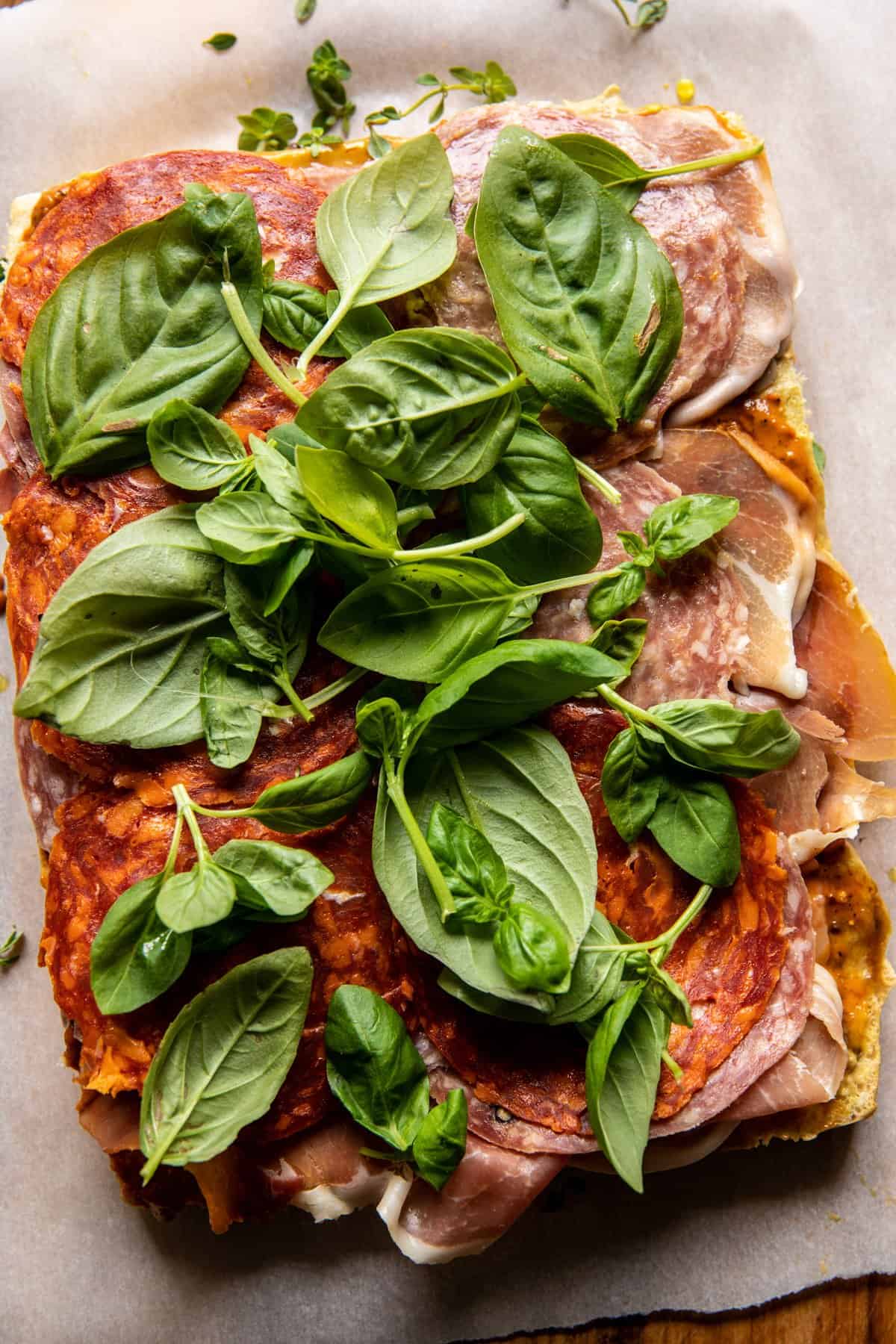 Pull Apart Italian Sub Sliders | halfbakedharvest.com