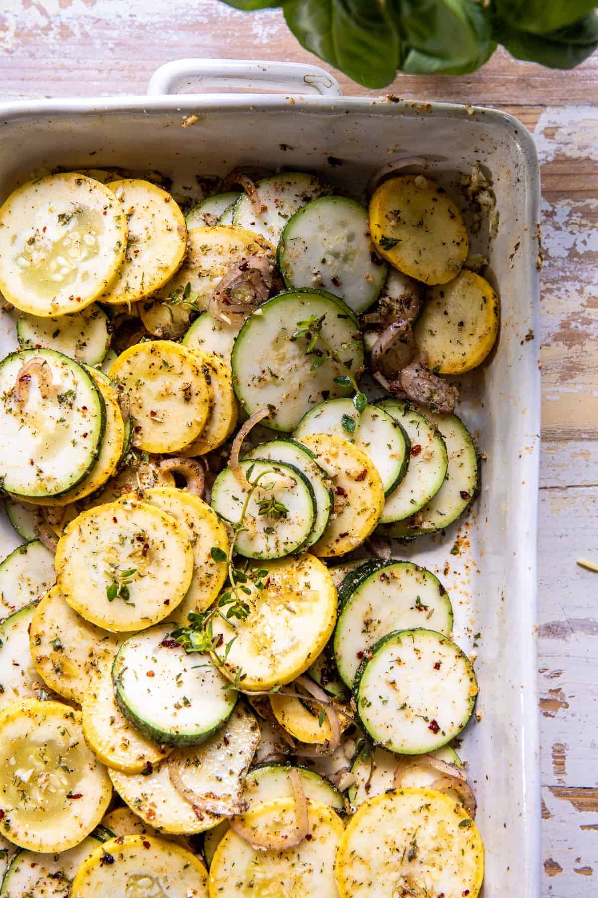 One Pan Corn and Zucchini Pesto Orzo Casserole | halfbakedharvest.com