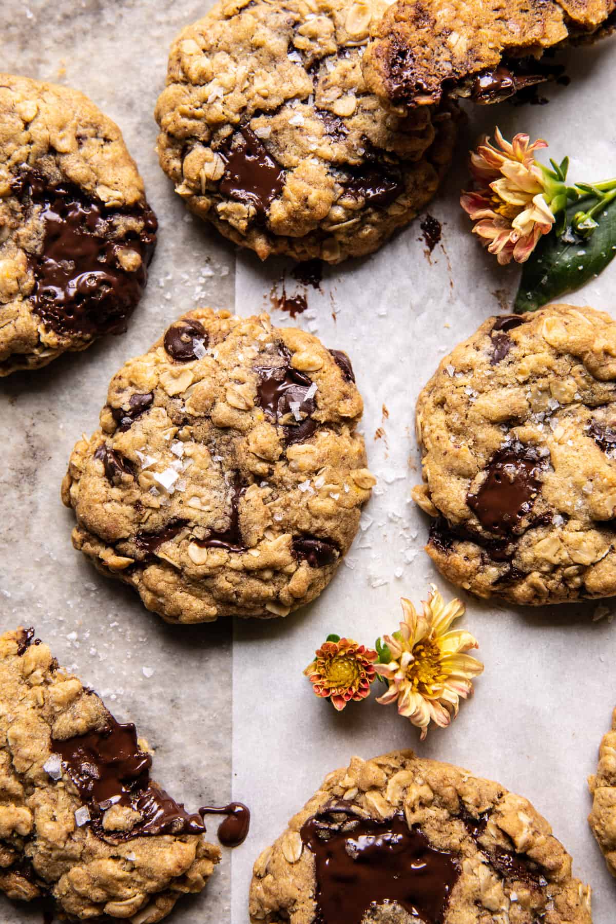 Brown Butter Oatmeal Chocolate Chip Cookies | halfbakedharvest.com