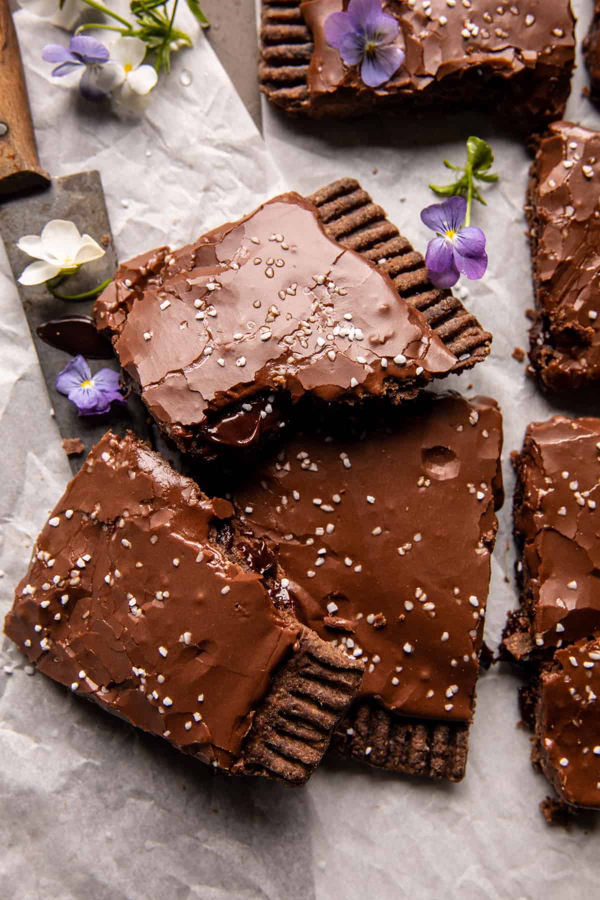 Giant Frosted Chocolate Fudge Pop-Tart | halfbakedharvest.com