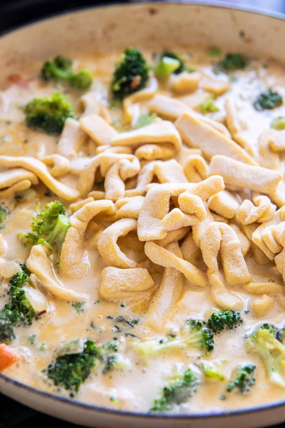 Broccoli Cheddar Chicken and Noodle Casserole | halfbakedharvest.com