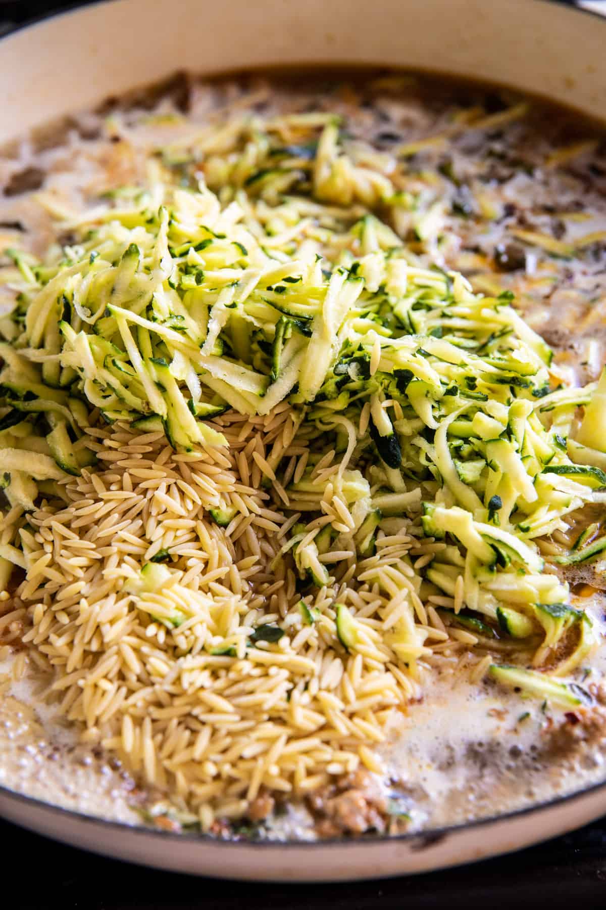 One Pot Creamy Sun-Dried Tomato Orzo | halfbakedharvest.com