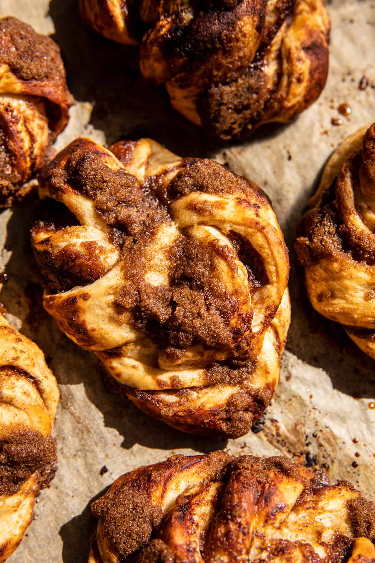 Cinnamon Crunch Apple Butter Soft Pretzel Knots | halfbakedharvest.com