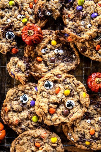 Halloween Monster Mash Cookies | halfbakedharvest.com