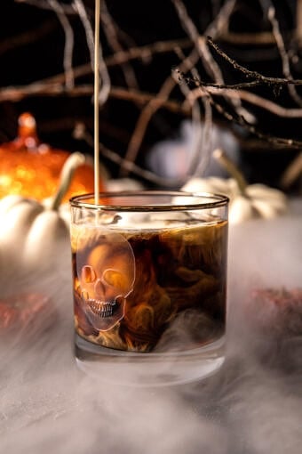 Jack Skellington's Haunted White Russian | halfbakedharvest.com
