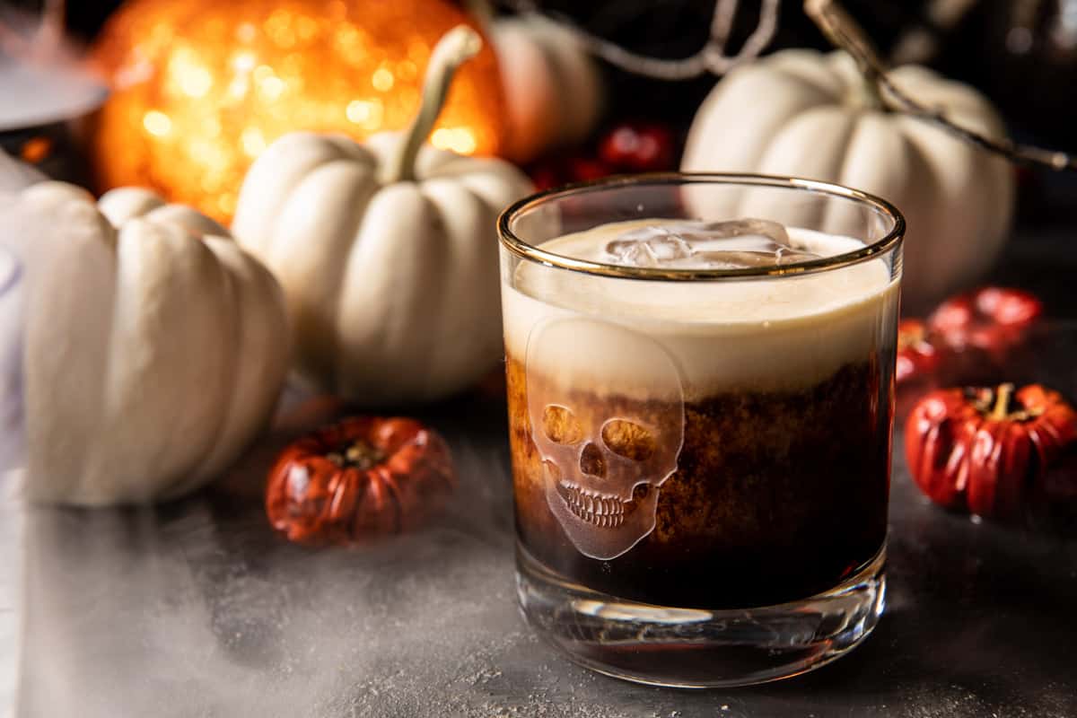 Jack Skellington's Haunted White Russian | halfbakedharvest.com