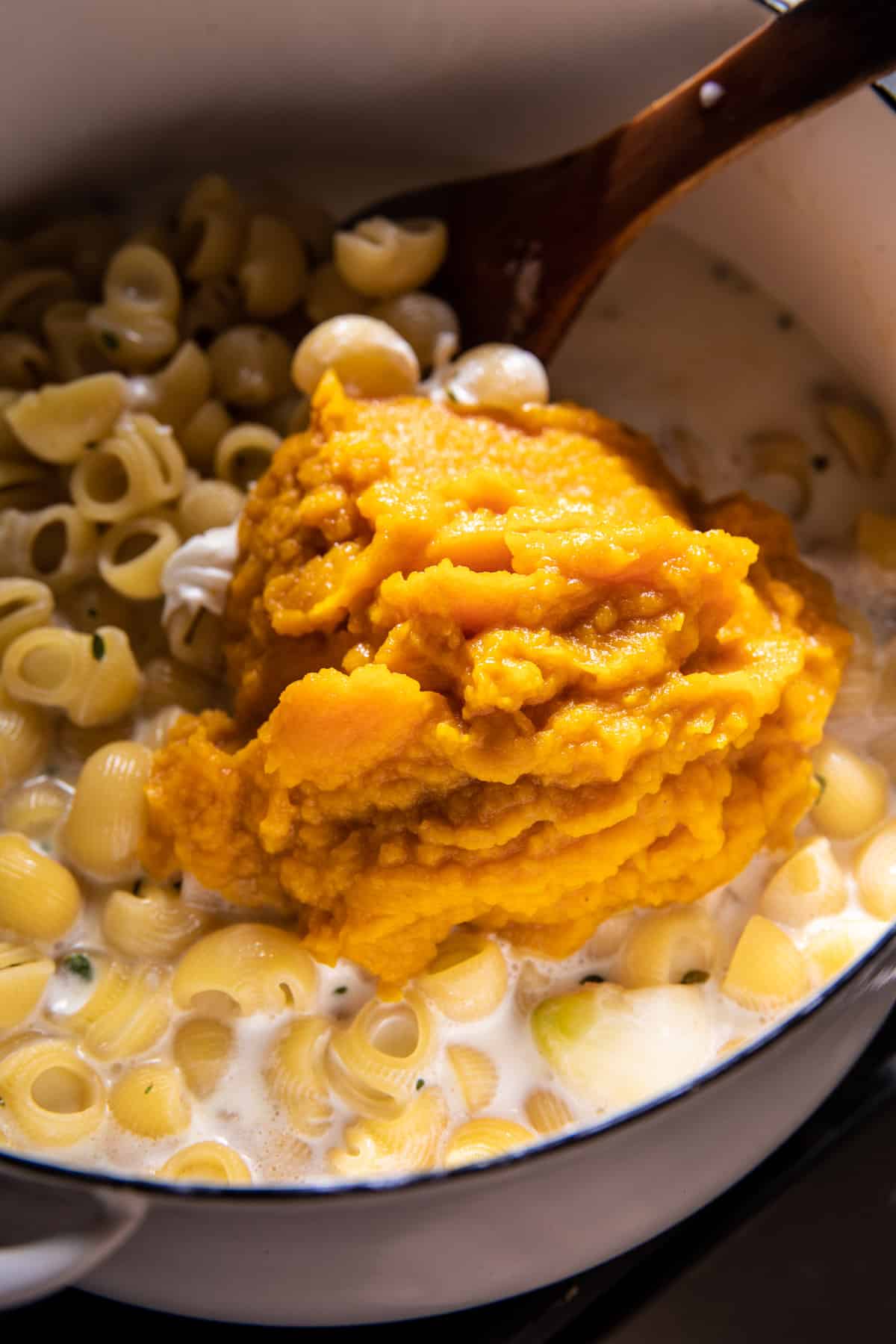 One Pot Stove-Top Pumpkin Mac and Cheese | halfbakedharvest.com