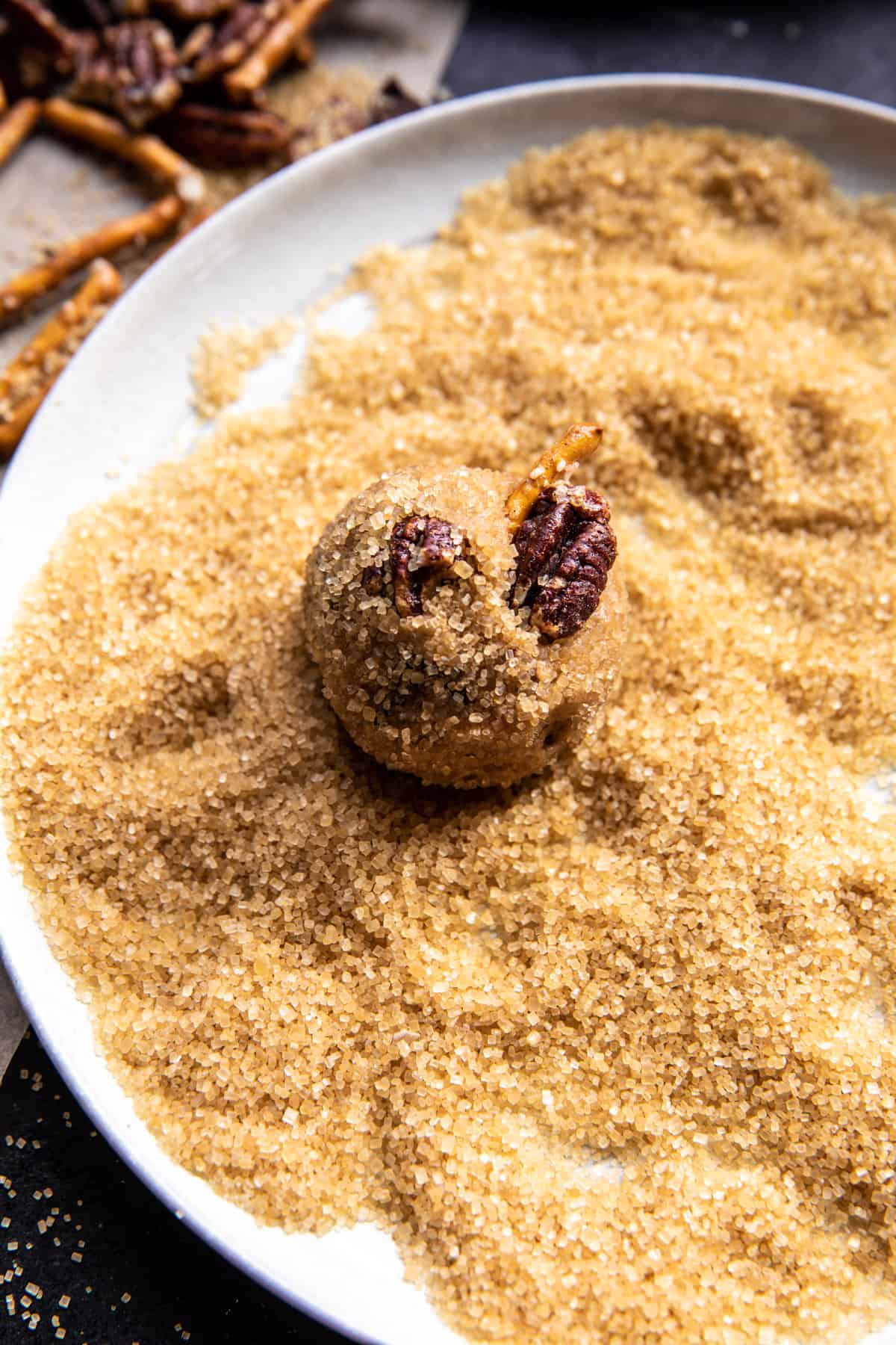 Chewy Brown Butter Pretzel Pecan Cookies | halfbakedharvest.com