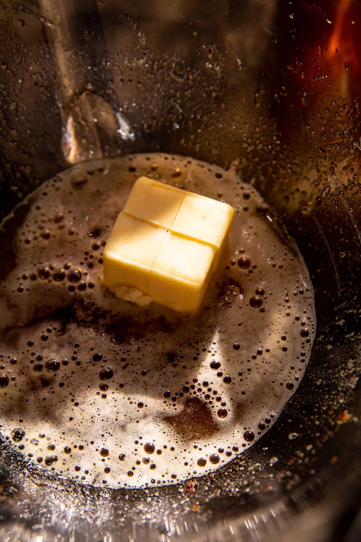 Chocolate Bourbon Chai Latte Cupcakes with Butter Pecan Frosting | halfbakedharvest.com
