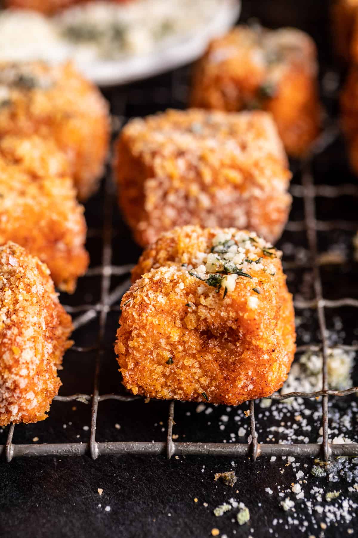 Crispy Cheesy Sweet Potato Bites | halfbakedharvest.com