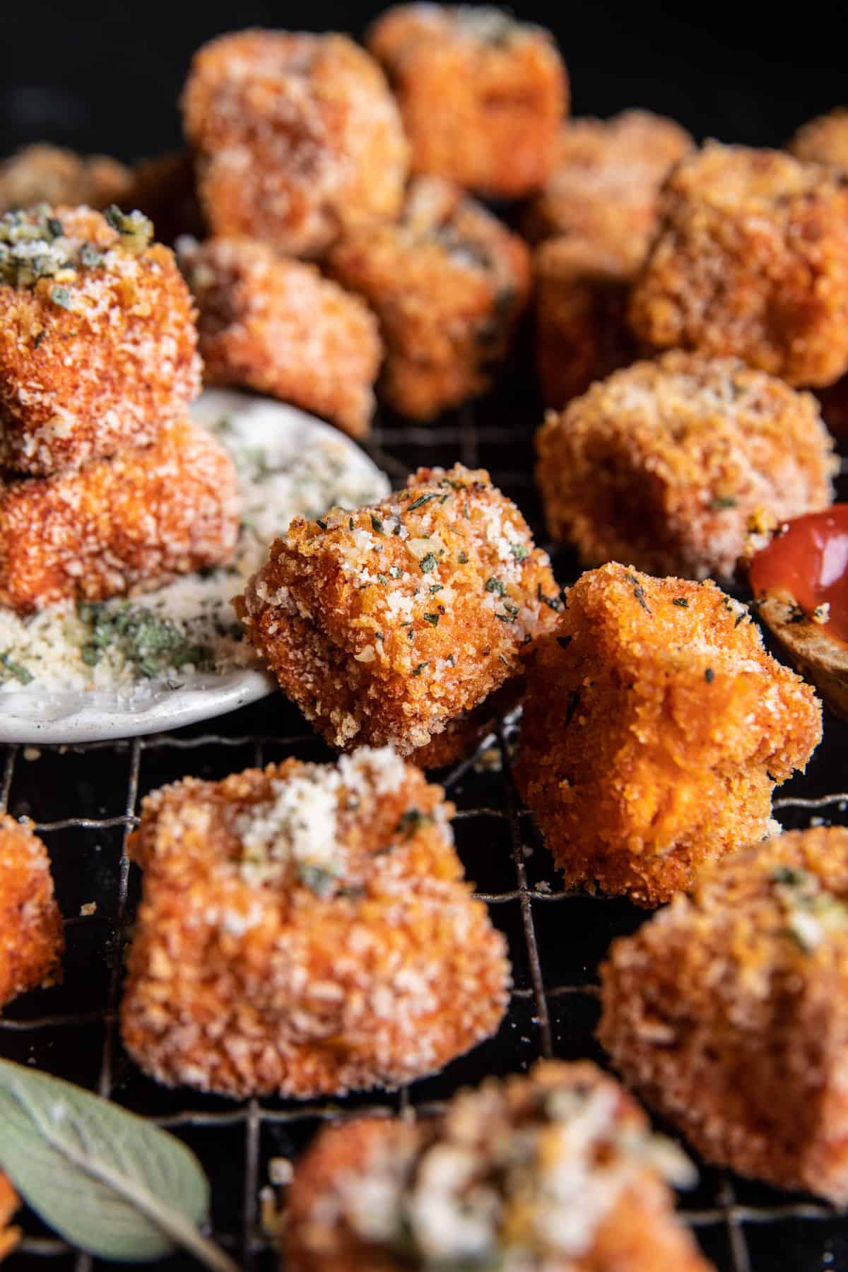 Crispy Cheesy Sweet Potato Bites | halfbakedharvest.com