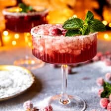 Spicy Sweet Holiday Storm Cocktail | halfbakedharvest.com