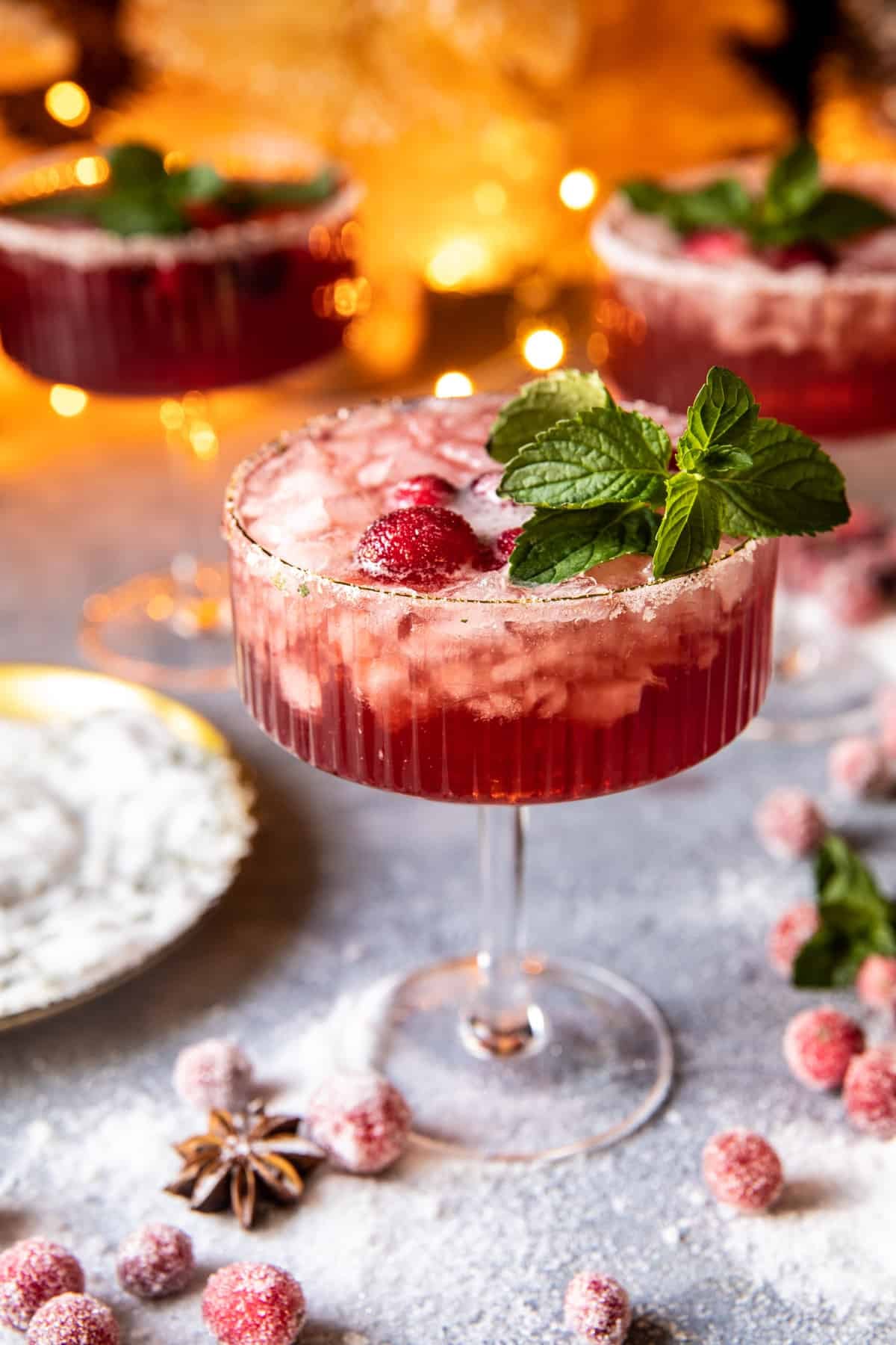 Spicy Sweet Holiday Storm Cocktail | halfbakedharvest.com