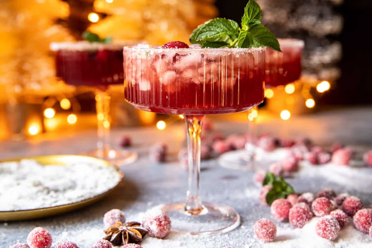 Spicy Sweet Holiday Storm Cocktail | halfbakedharvest.com