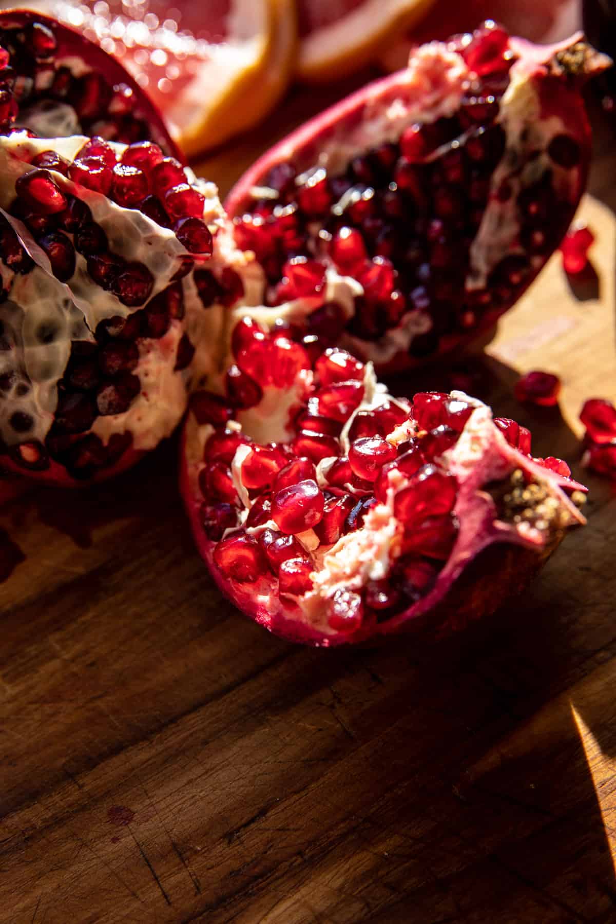 Christmas Pomegranate Punch (+ mocktail) | halfbakedharvest.com