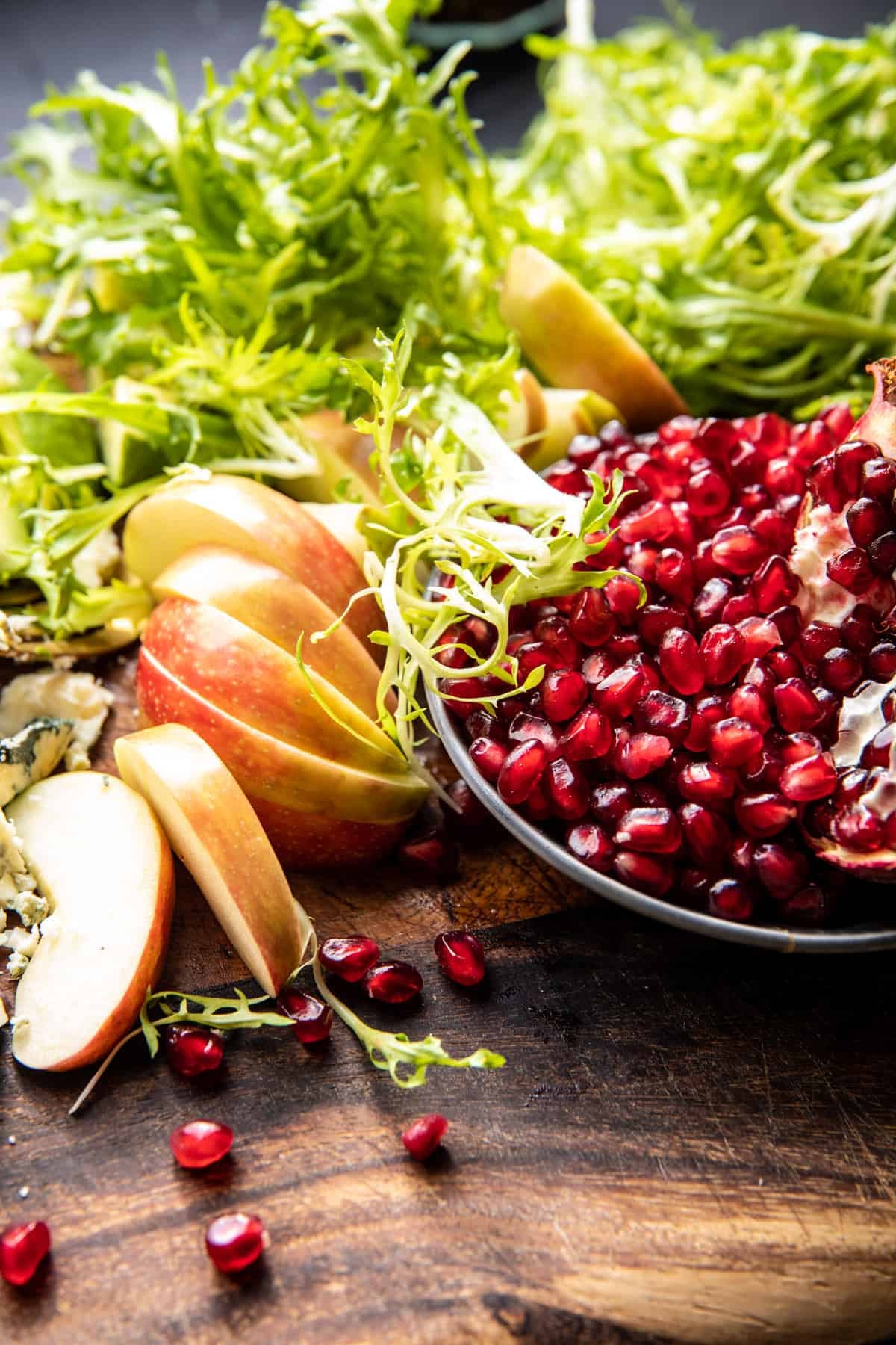 Christmas Salad with Honey Mustard Dressing | halfbakedharvest.com