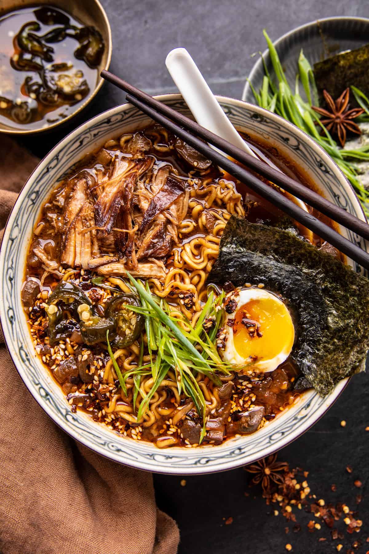 Crockpot Crispy Pork Ramen | halfbakedharvest.com