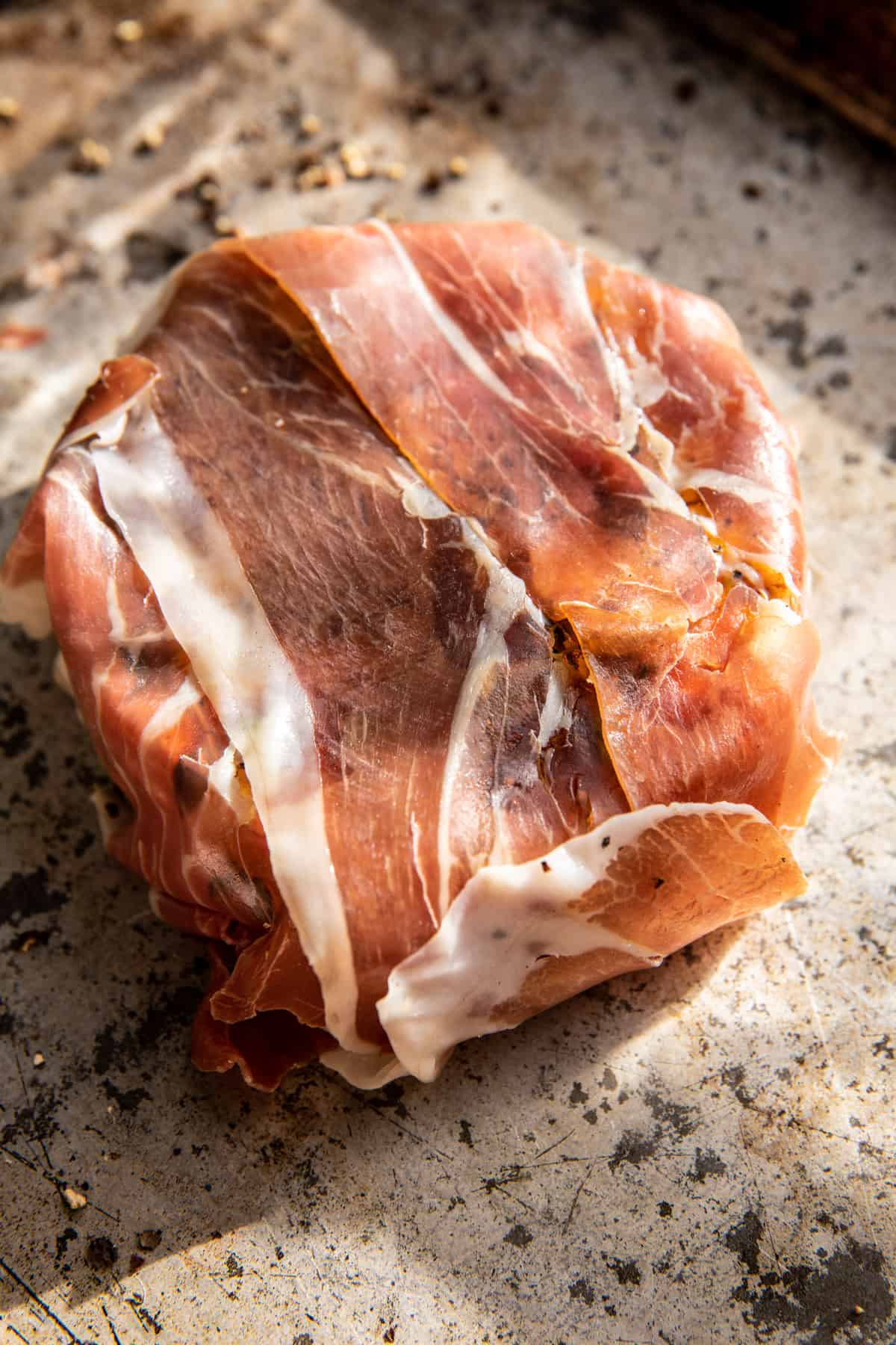 Prosciutto Wrapped Baked Brie in Pastry | HALFBAKEDHARVEST.COM