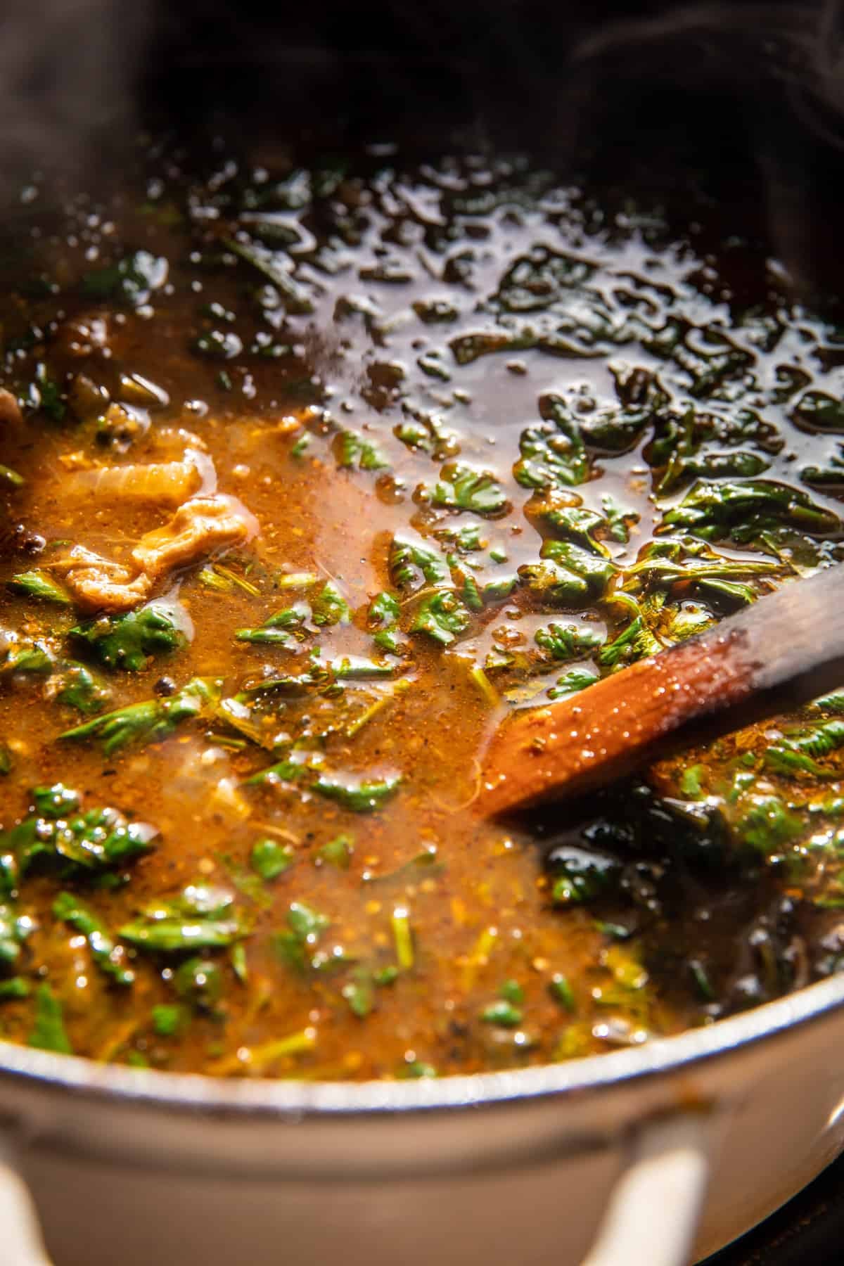 Salsa Verde Chicken and Rice Tortilla Soup | halfbakedharvest.com