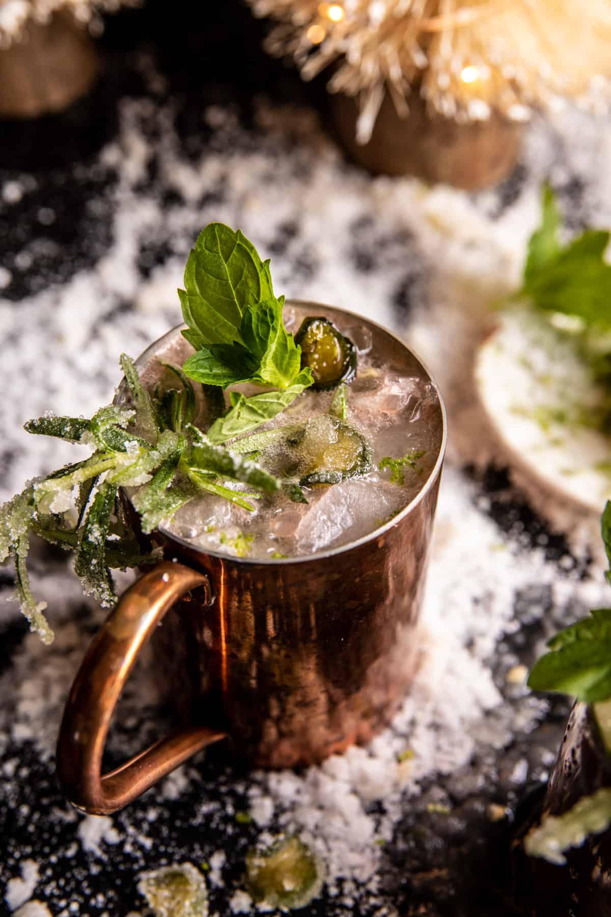 Spicy Jalapeño Ginger Moscow Mule (with Mocktail) | halfbakedharvest.com