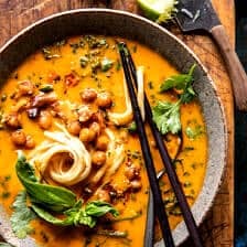 30 Minute Coconut Curry Noodle Soup | halfbakedharvest.com