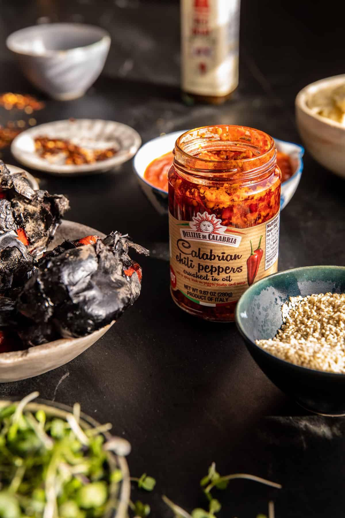 Calabrian Chili Roasted Red Pepper Pizza | halfbakedharvest.com