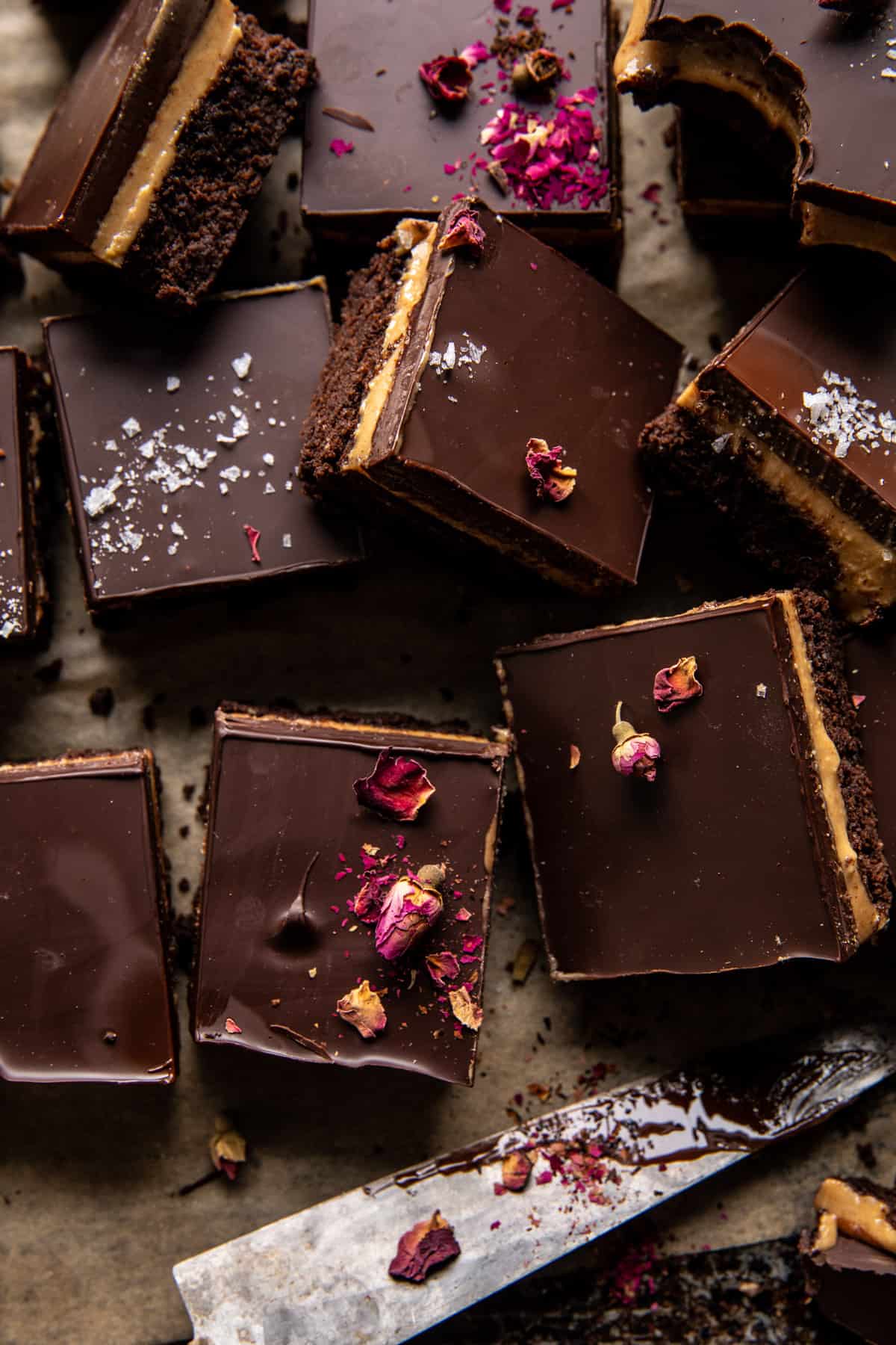 Healthier Buckeye Brownies | halfbakedharvest.com