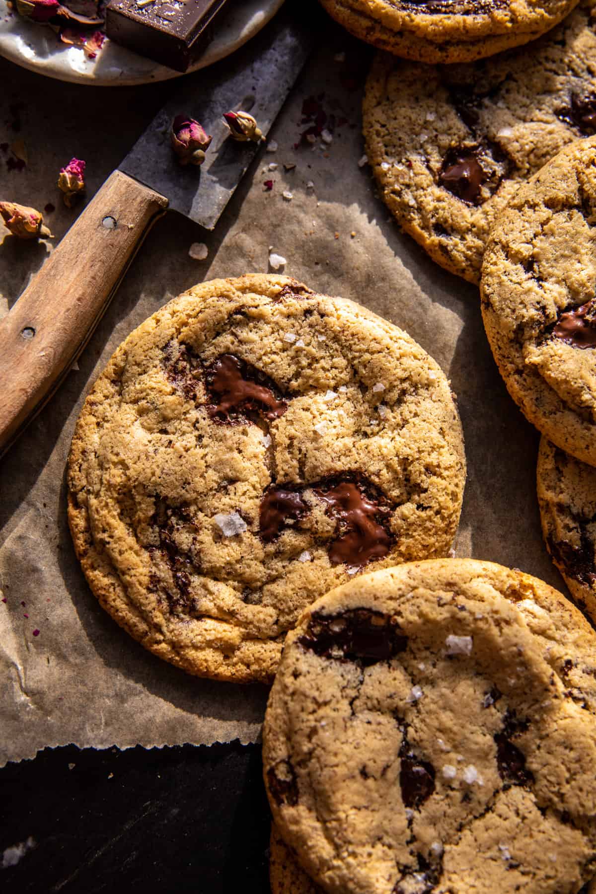 Peanut Butter Protein Chocolate Chip Cookies | halfbakedharvest.com
