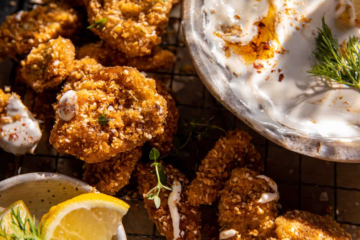 Baked Artichokes with Honey Whipped Feta | halfbakedharvest.com 