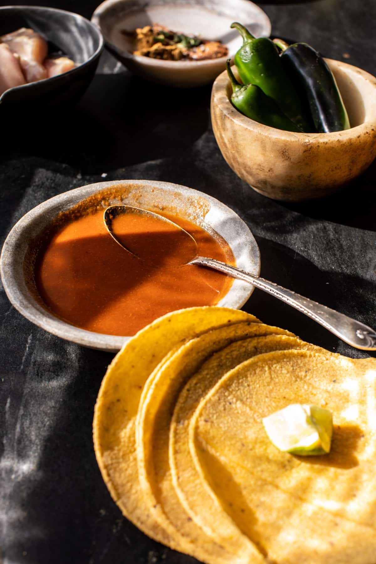 Crockpot Spicy Chicken Tortilla Soup | halfbakedharvest.com