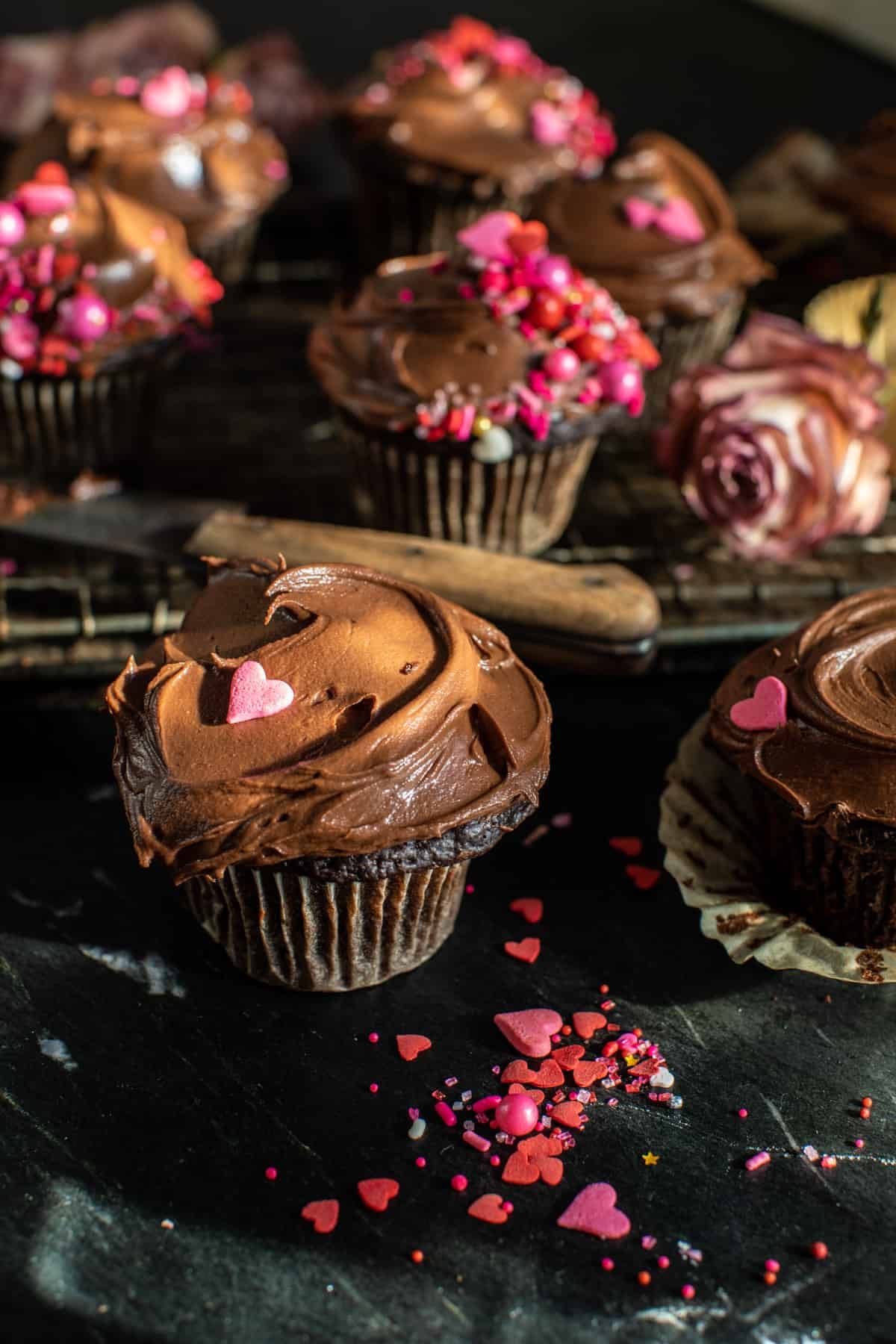 Simple Chocolate Celebration Cupcakes | halfbakedharvest.com