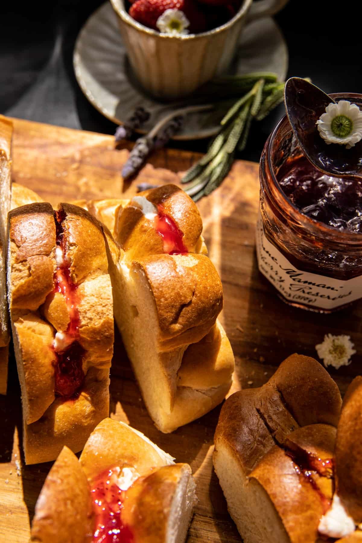 Baked Strawberry Cream Cheese Stuffed French Toast | halfbakedharvest.com 