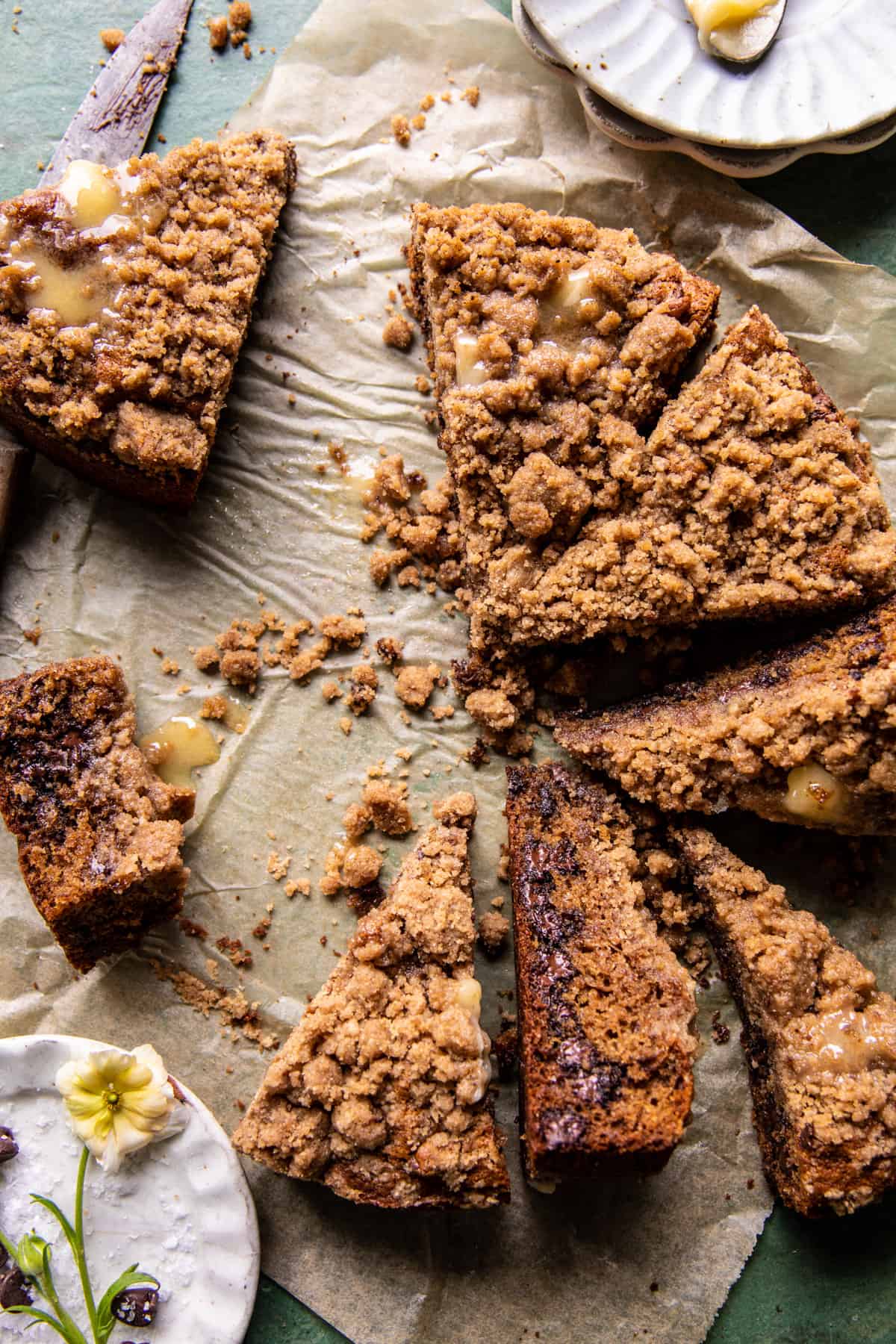 Chocolate Chip Cookie Coffee Cake | halfbakedharvest.com