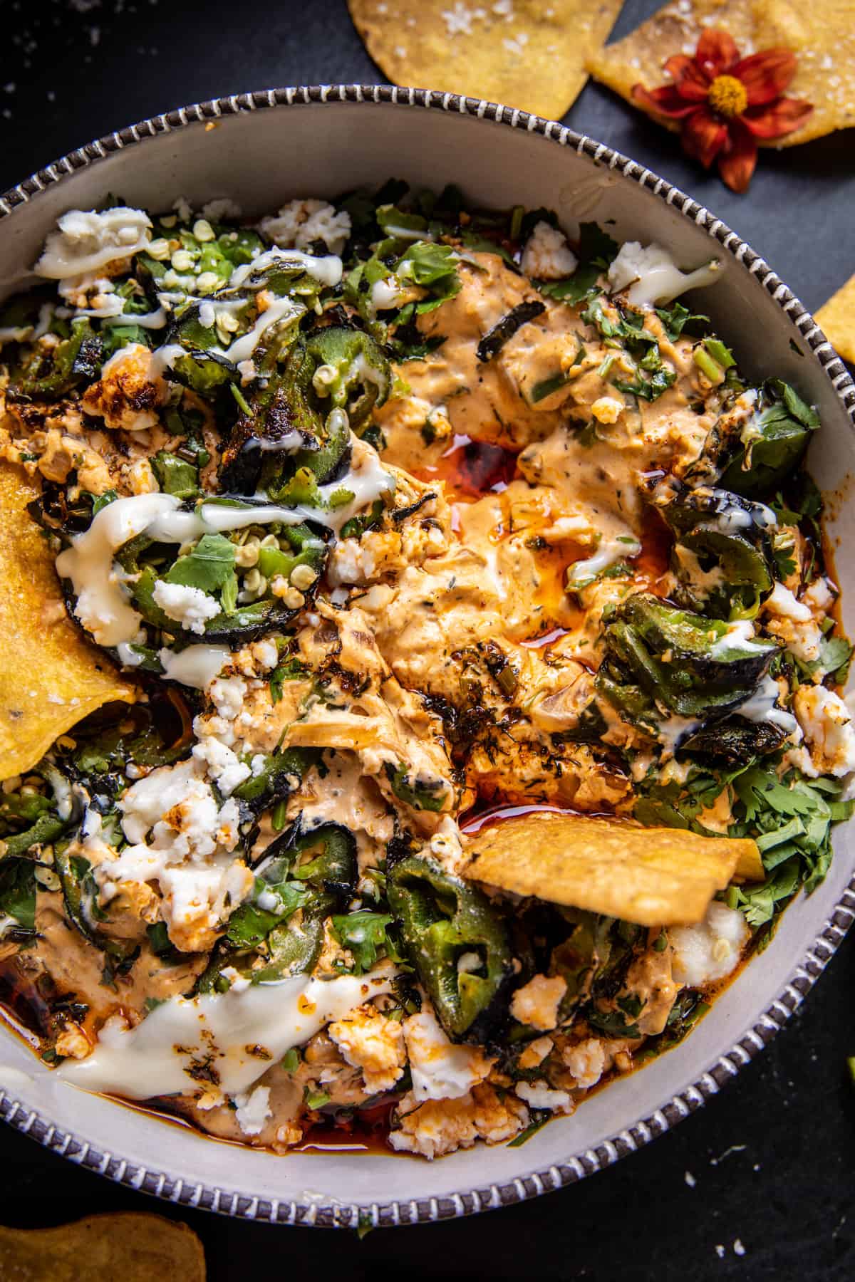 Mexican Street Style Jalapeño Dip | halfbakedharvest.com