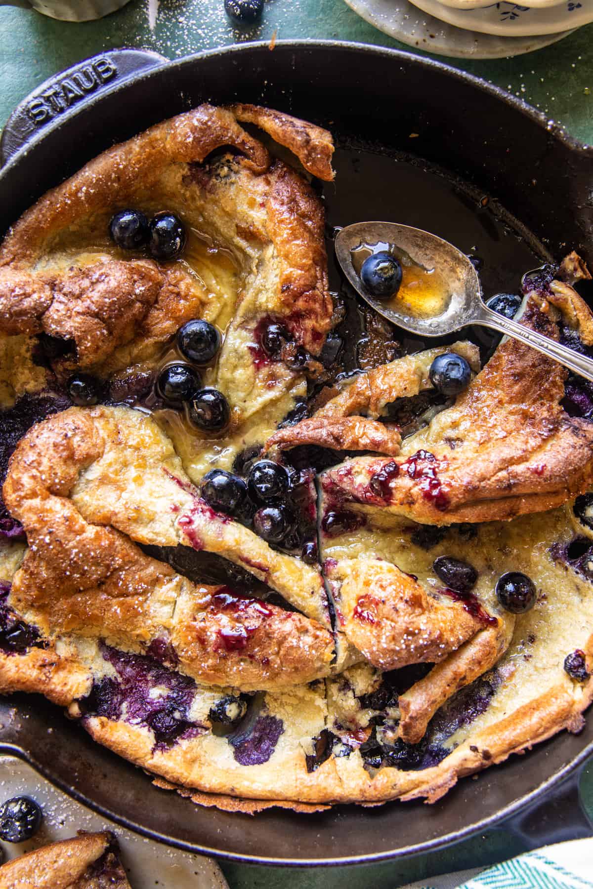 Blueberry Lemon Dutch Baby | halfbakedharvest.com