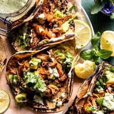 Hawaiian Chicken Tacos with Jalapeño Pineapple Salsa | halfbakedharvest.com