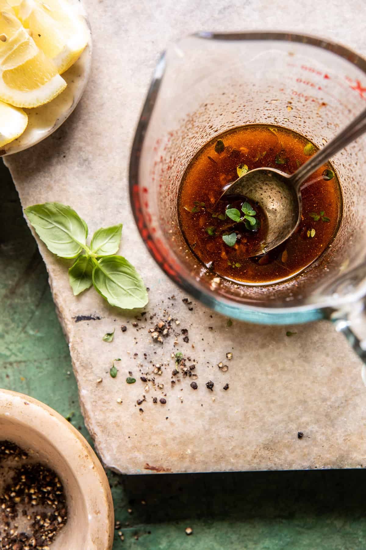 One Pan Lemon Pepper Yogurt Chicken and Rice | halfbakedharvest.com