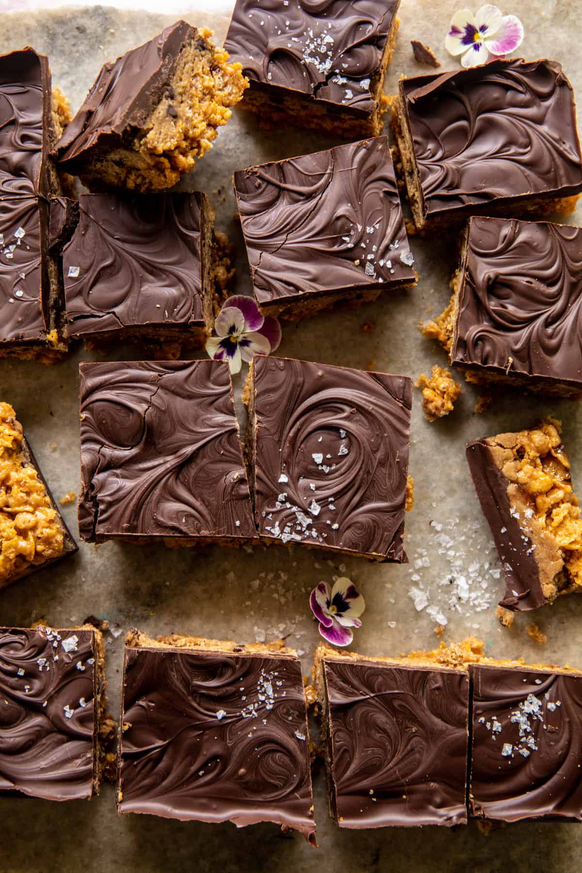 Cookie Dough Chocolate Peanut Butter Bars | halfbakedharvest.com