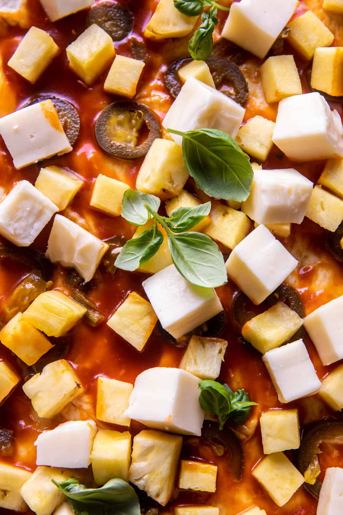 Sheet Pan Hawaiian Pepperoni Pizza | halfbakedharvest.com