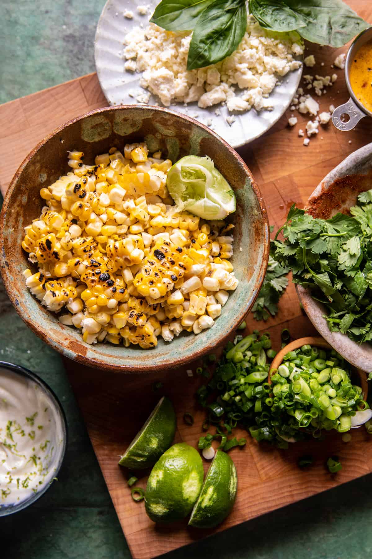 Skillet Creamed Street Corn Chicken | halfbakedharvest.com