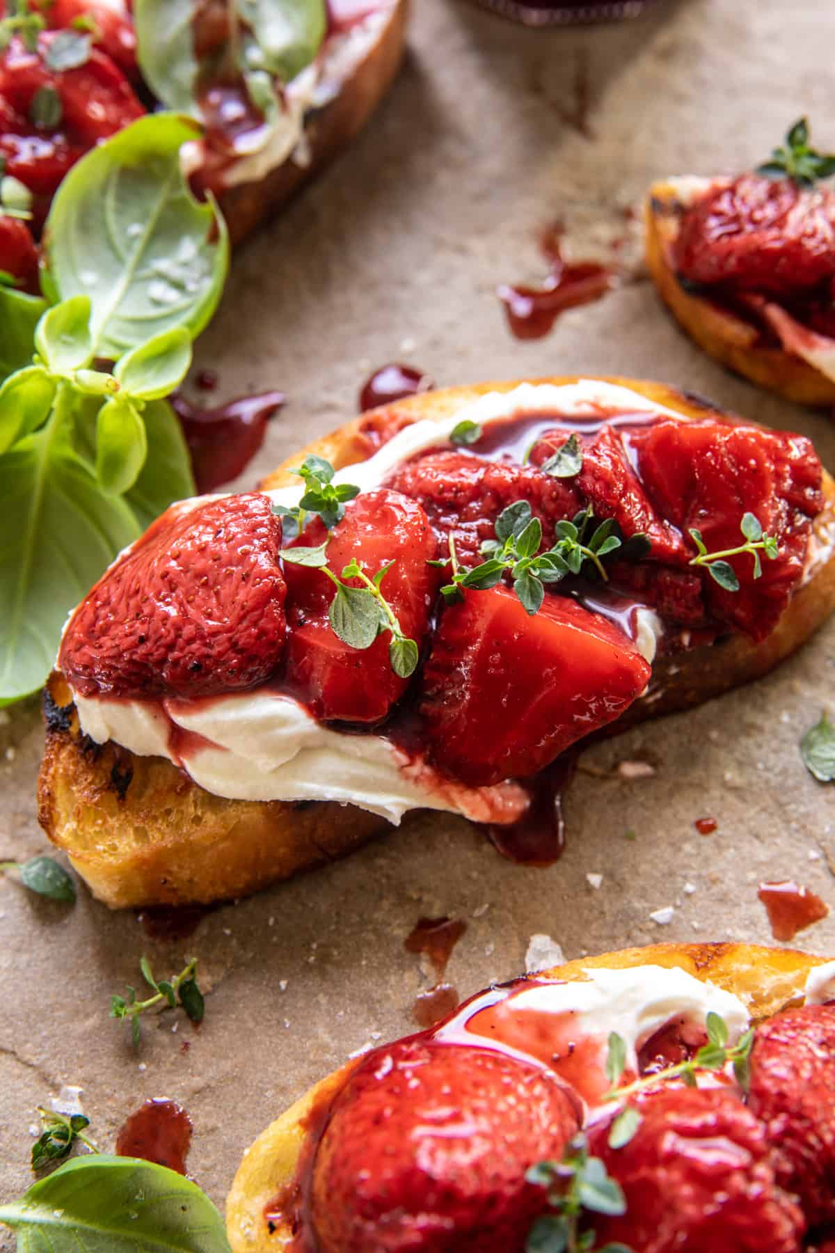 Strawberry Jam with Honey Whipped Goat Cheese | halfbakedharvest.com