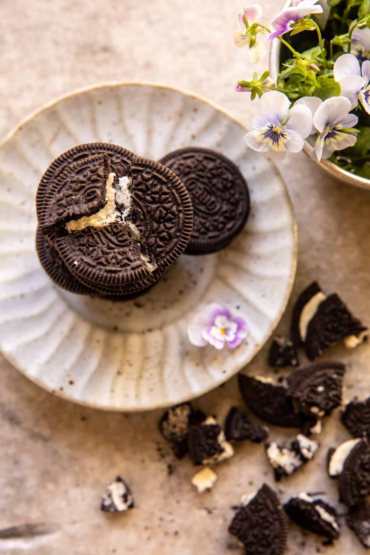 No Churn Chocolate Malt Oreo Ice Cream | halfbakedharvest.com
