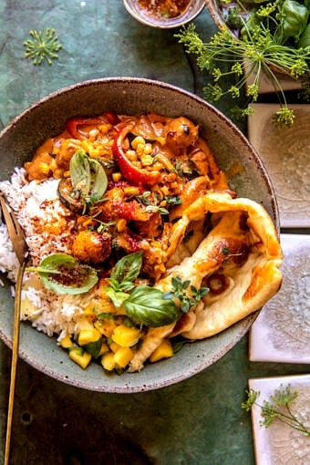 Simple Spicy Summer Coconut Chicken Curry | halfbakedharvest.com