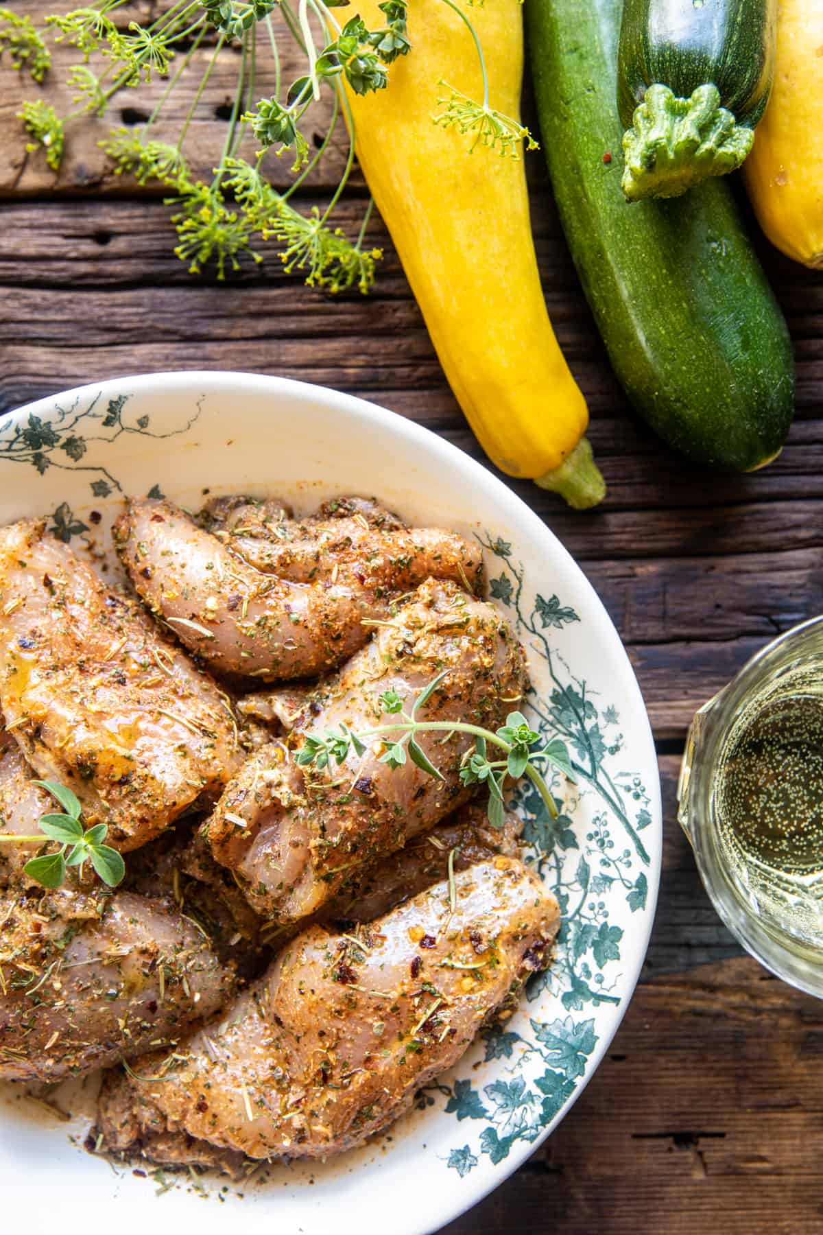 Skillet Garlic Butter Chicken and Zucchini Orzo | halfbakedhavrvest.com