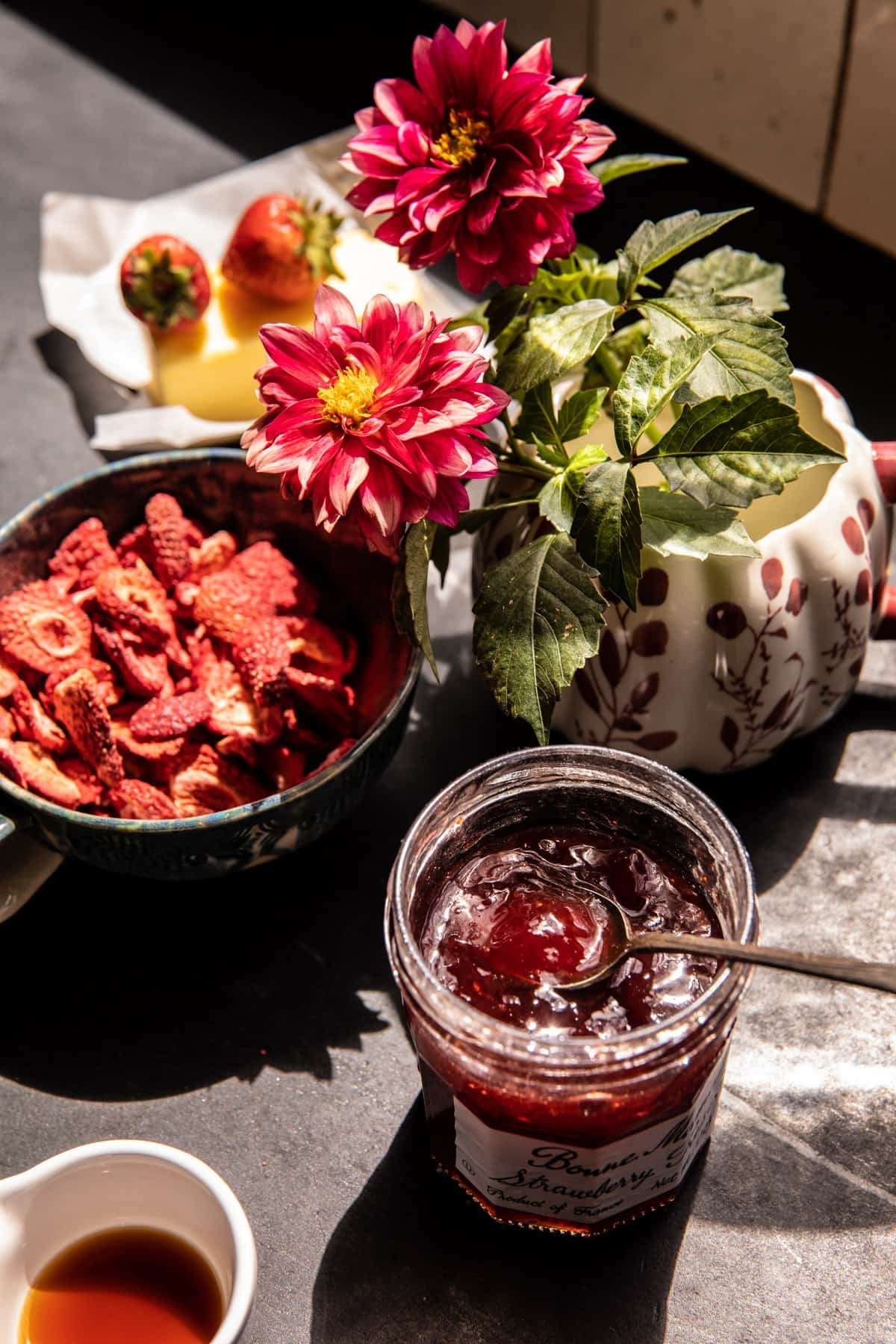 Baked Strawberry Glazed Doughnut | halfbakedharvest.com