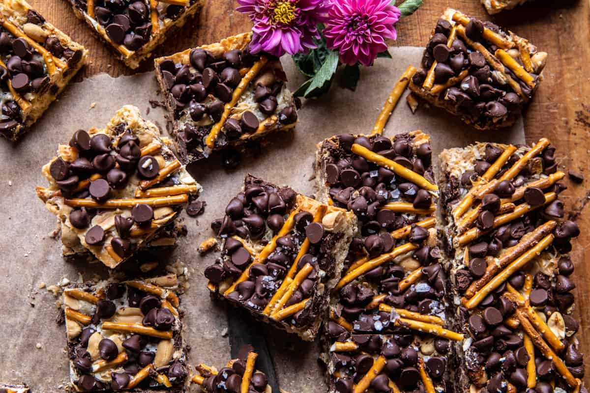 Oatmeal Cookie Magic Bars | halfbakedharvest.com