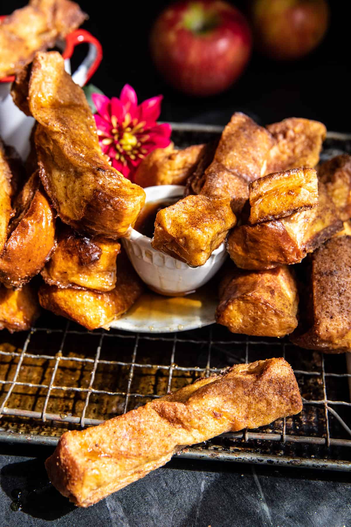 Apple Butter Cinnamon French Toast Sticks | halfbakedharvest.com