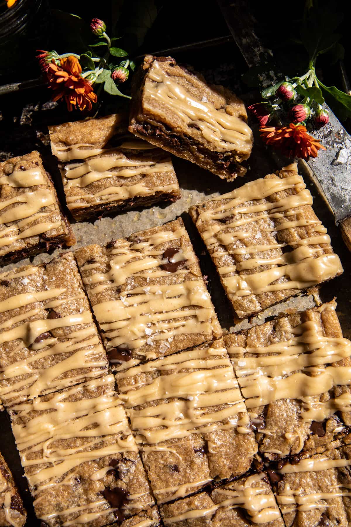 Chewy Maple Brown Sugar Blondies | halfbakedharvest.com