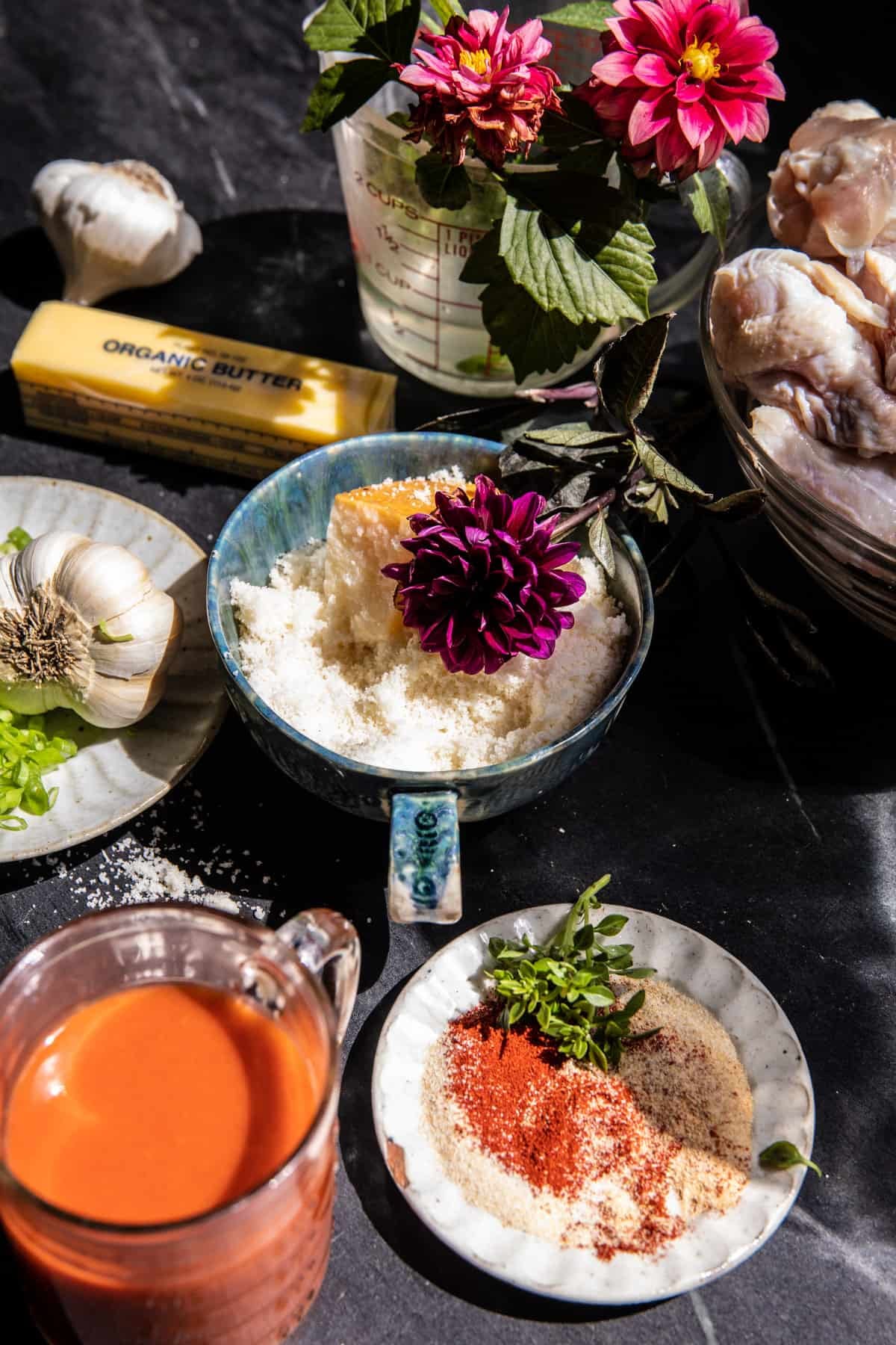 Easy Garlic Parmesan Buffalo Chicken Wings | halfbakedharvest.com