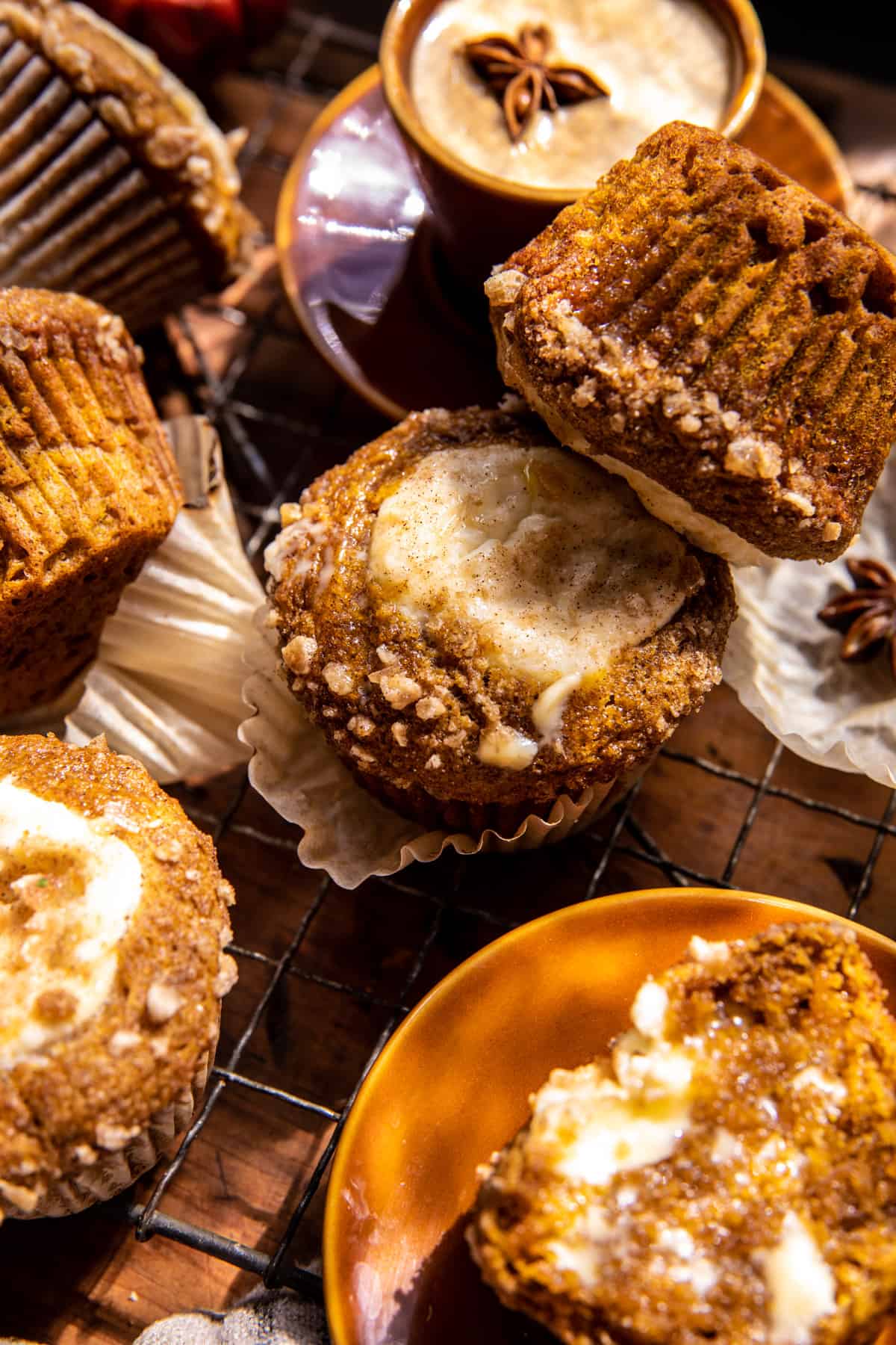 Pumpkin Cream Cheese Muffins | halfbakedharvest.com